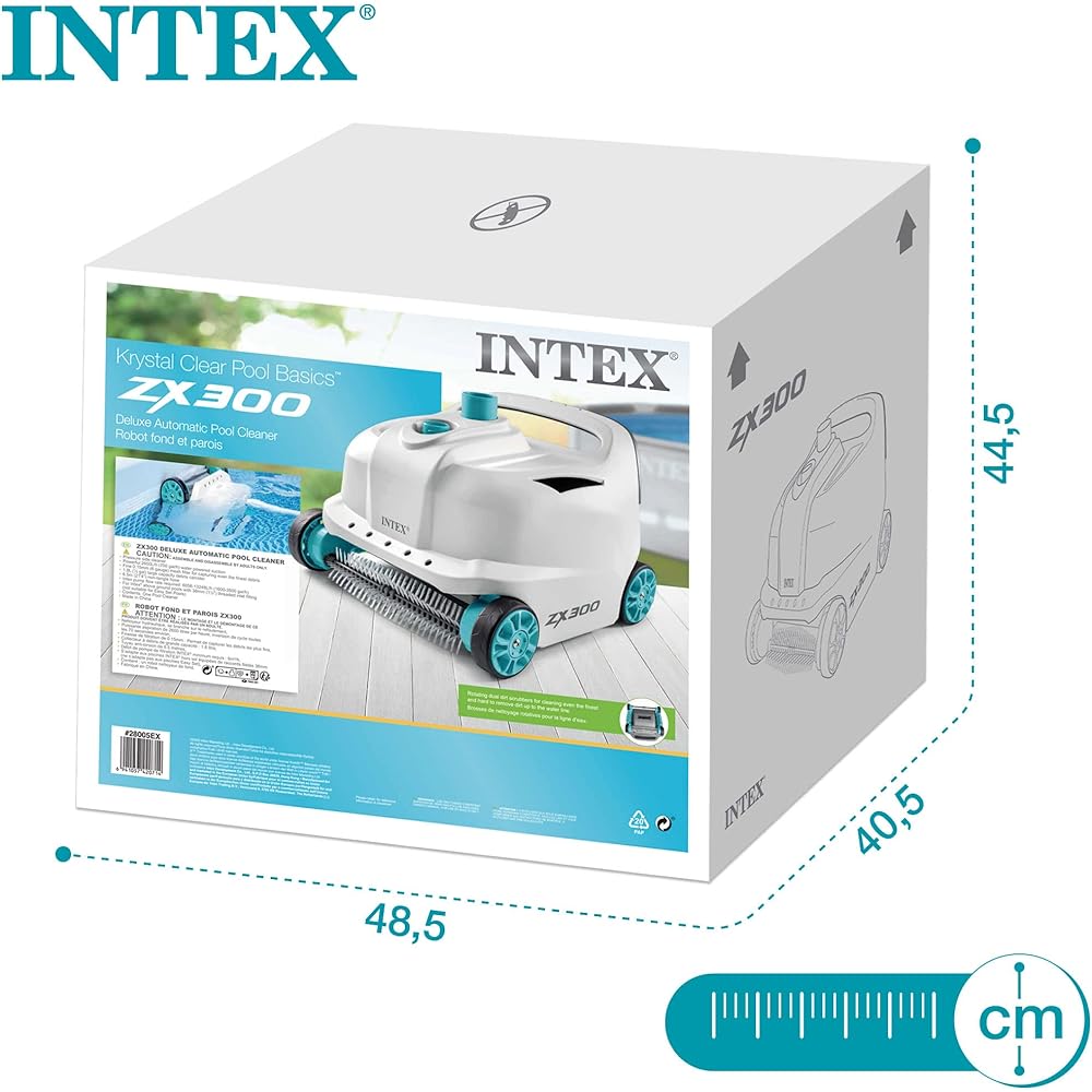 Intex Robot Aspirateur de Piscine ZX300