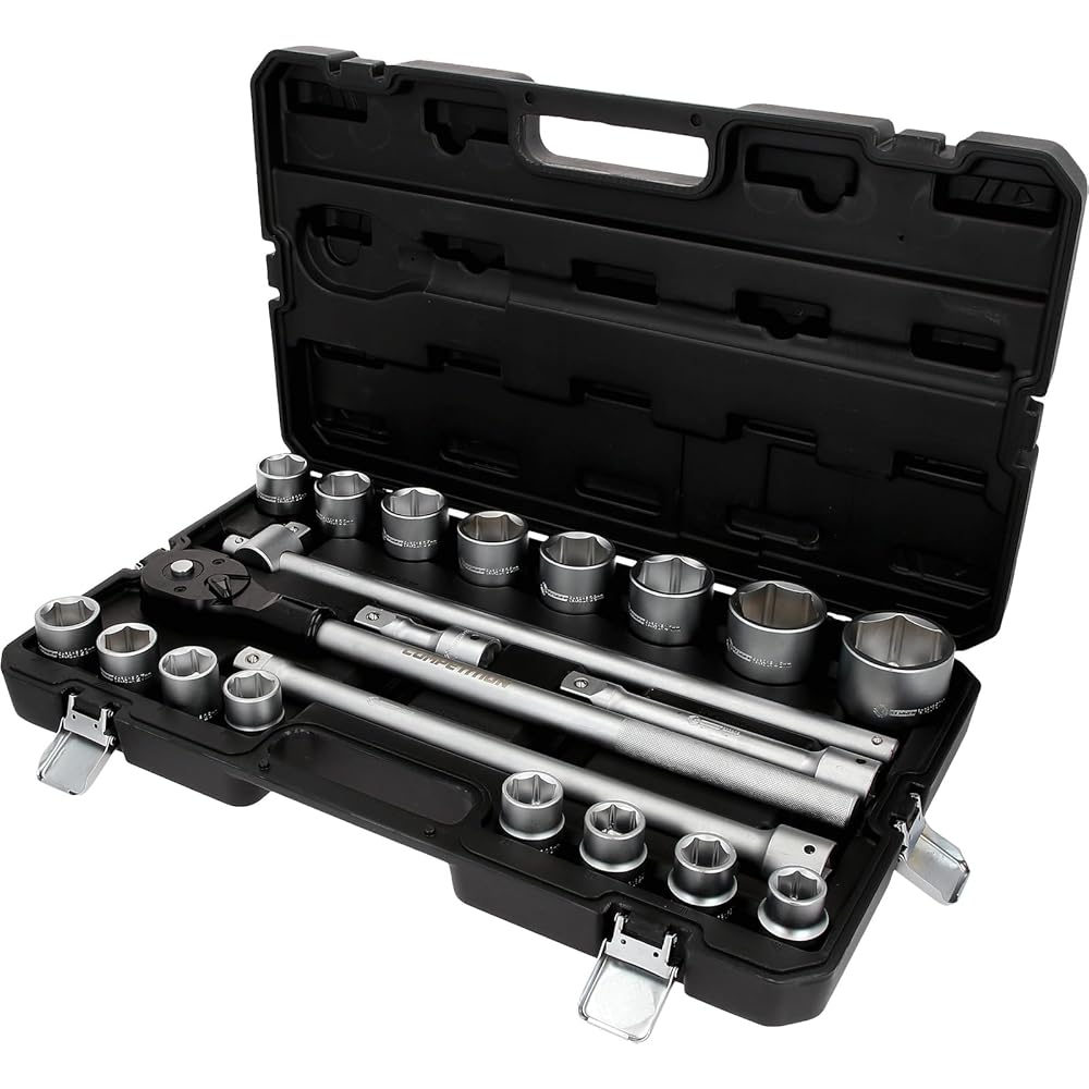KS Tools 512.3421 COMPETITION Jeu de clés à douille 3/4", 21 pièces : Bricolage
