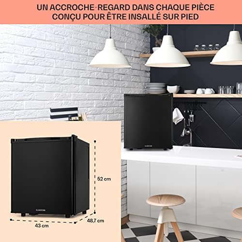 Klarstein Mini frigo de chambre 30L silencieux, réglable 5-15°C