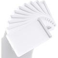 Lifewit Lot de 10 plateaux de service en plastique pour fête, 38,1 x 25,4 cm pour servir des aliments, des biscuits - Blanc : Cuisine et Maison