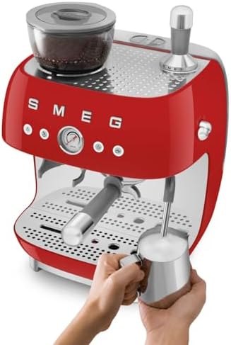 Smeg Machine à café expresso manuelle avec broyeur