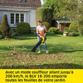 Kärcher 1.444-100.0 Souffleur aspirateur BLV 18-200 (sans Batterie Amovible) + Set Batterie Power 18V / 5 Ah et Chargeur Rapide : Jardin