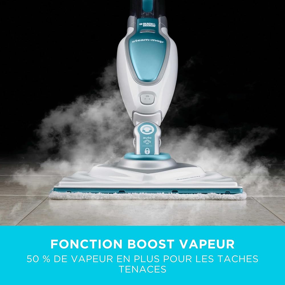 BLACK+DECKER Balai vapeur 1600W FSM1630-QS