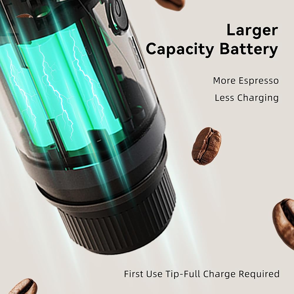 CERA+ Cafetière expresso portable avec batterie
