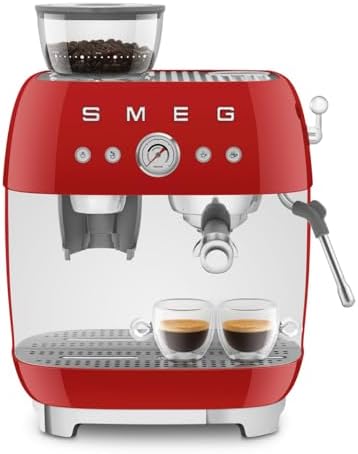 Smeg Machine à café expresso manuelle avec broyeur