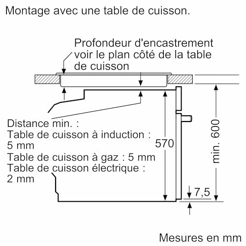 Bosch HBA171BS4F Four encastrable pyrolyse Série 2