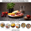 Fino Casa Plateau en Marbre Rotatif Avec Bois d'Acacia - Rond - Gâteau, Fromage, Organiseur de Cuisine - Pied et Service Tournant : Cuisine et Maison