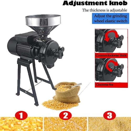 Moulin à grains électrique commercial 3000W pour céréales