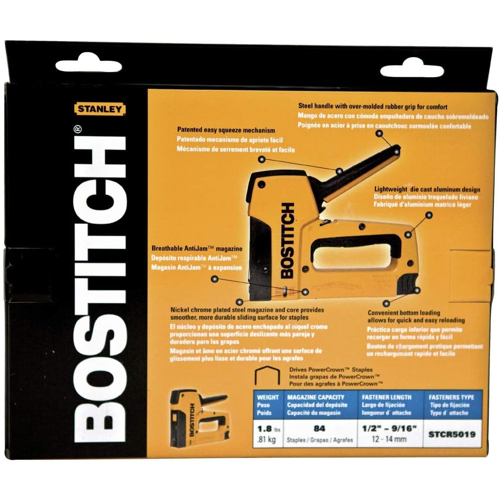 Bostitch T6–8oc2 7/16 en. Crown 9/16 en. Powercrown robuste Cloueuse agrafeuse par Bostitch : Bricolage