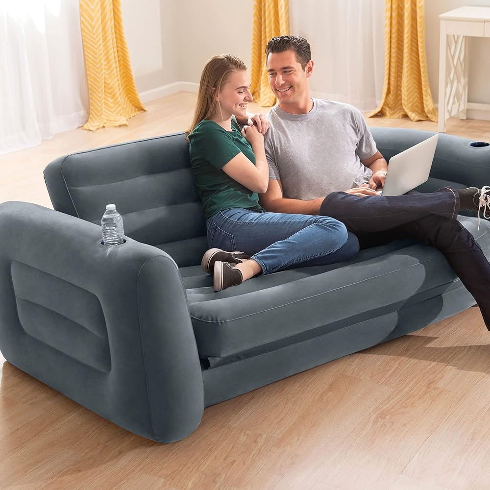 Intex Canapé gonflable convertible en lit