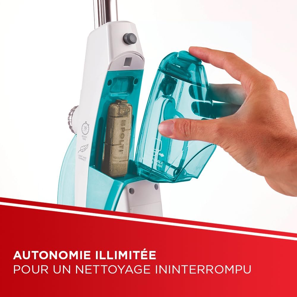 Polti Nettoyeur vapeur 2-en-1 SV450 Double