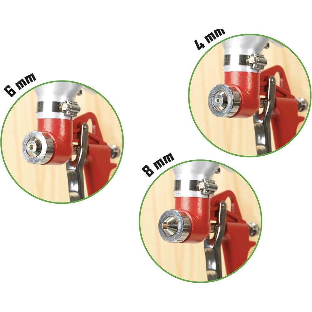 PISTOLET A CREPIR PNEUMATIQUE GODET ALU 4,5 L + 3 BUSES : Bricolage