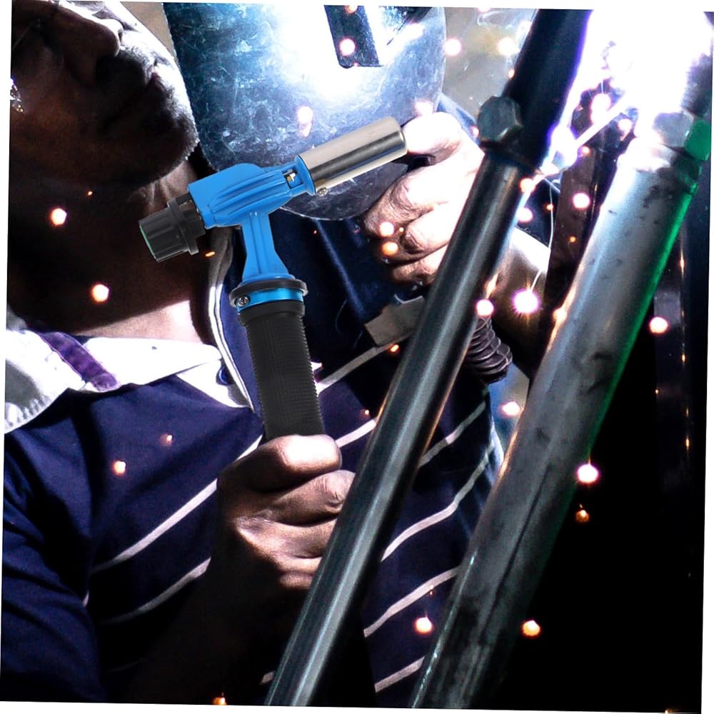 DOITOOL 2 Pièces chalumeau portable chauffage effaceur chaufage soudeuse soudure torche de soudage pratique torche de soudage haute température torche de soudage domestique cuivre Blue : Bricolage