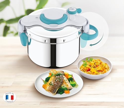 SEB ClipsoMinut'Easy Cocotte-minute 6L, bleu