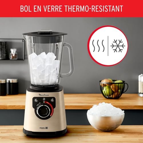 Moulinex PerfectMix Blender haute vitesse 1200W, 2L