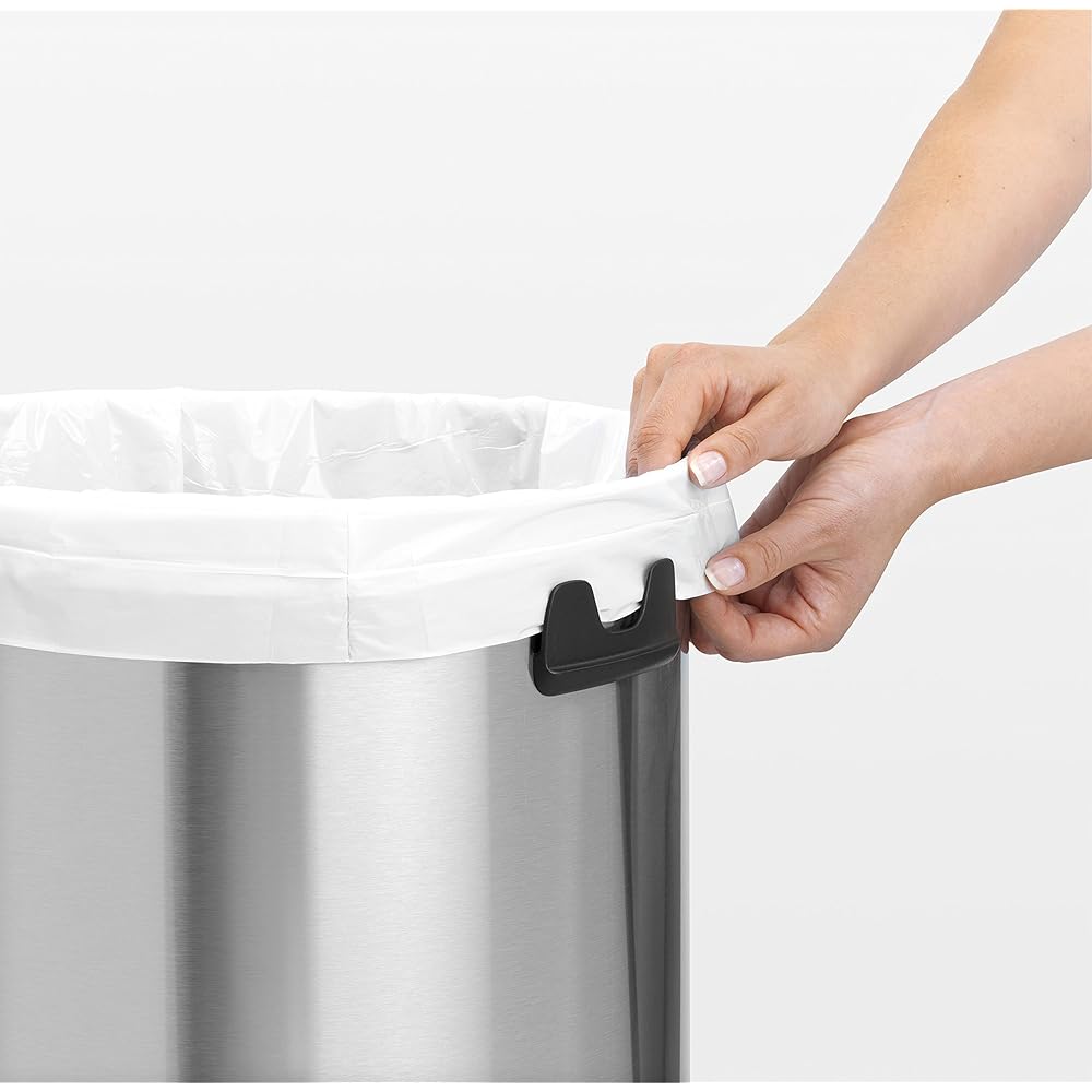 Brabantia Touch Bin Poubelle - Inox Acier Mat - 60L : Cuisine et Maison
