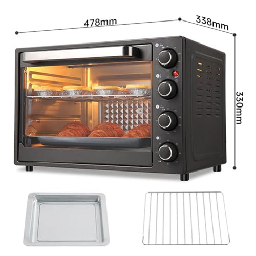FAcoLL Mini four à pizza commercial 40L, 1500W