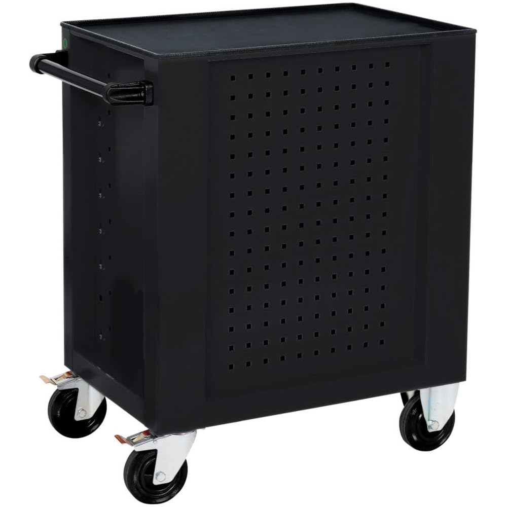 STIER Servante d'atelier vide BLACK-Edition, 884 x 696 x 490 mm, 7 tiroirs, charge max. 300 kg, chariot d'atelier, chariot d'outils, chariot de montage : Sports et Loisirs