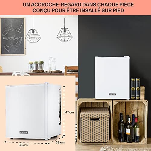 Klarstein Mini frigo de chambre 30L silencieux, réglable 5-15°C