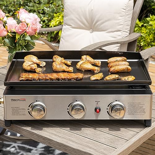 Royal Gourmet Plancha gaz 3 brûleurs, 7.5kW