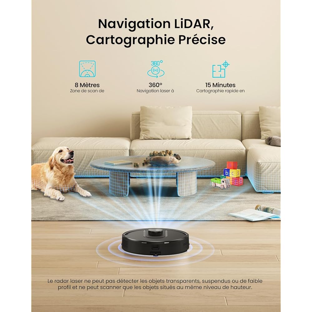 Vexilar Cleanova W11 Robot aspirateur 5000 Pa avec vidange