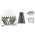 DE BUYER -2114.10 -coffrets 35 douilles inox+adaptateurs & 2115.25N -douille st honore inox ø 11 : Cuisine et Maison