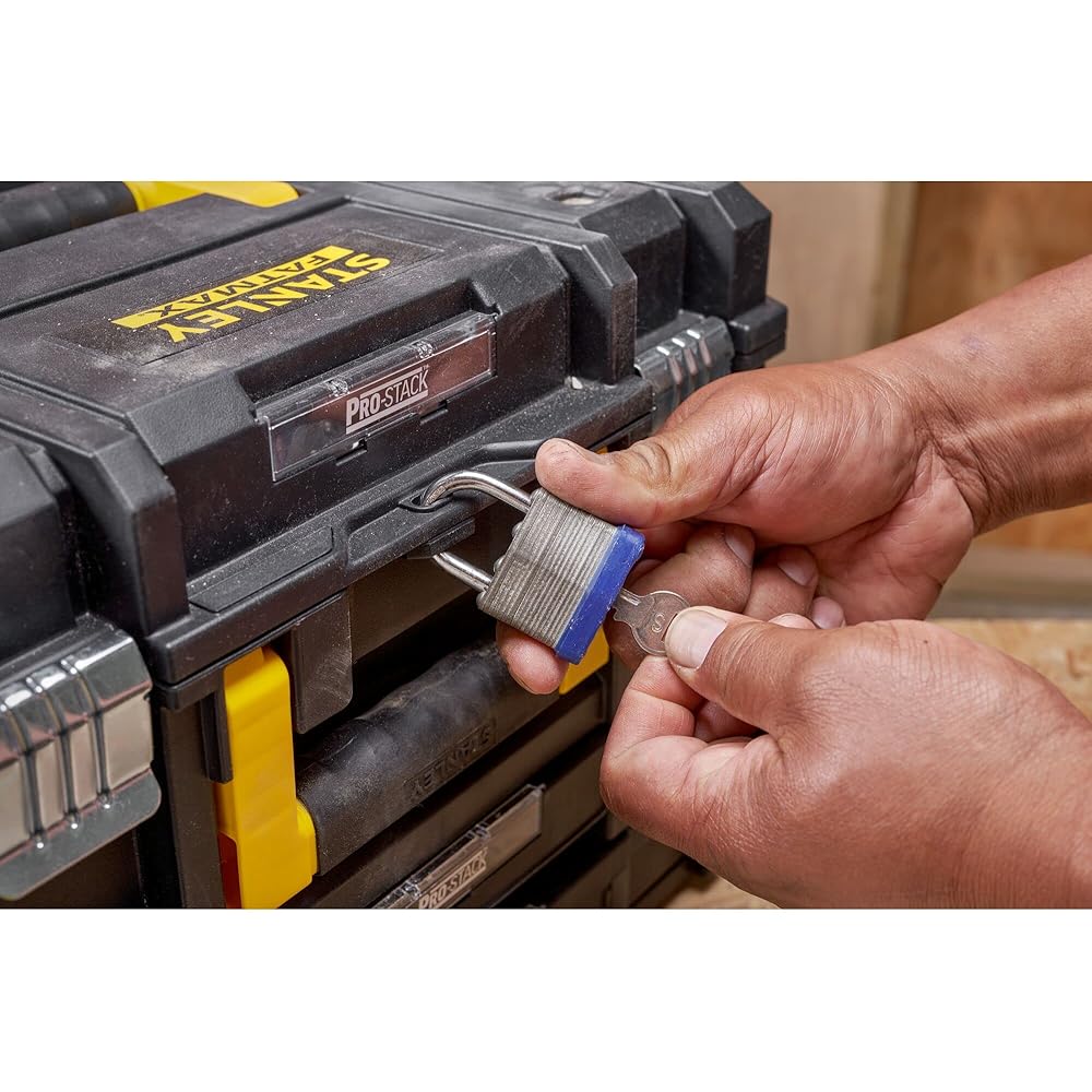 Stanley FMST1-71981 Kit 2 Mallettes Modulable Tstak/Pro-Stack Gamme FATMAX - 21.5L - Corps en Polypropylène - Larges Attaches Métalliques Anti-Corrosion - Cadenassable : Bricolage