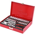 KS Tools 911.0833 Coffret métallique de douilles F6 1/4" CHROMEmat 33 pièces : Bricolage