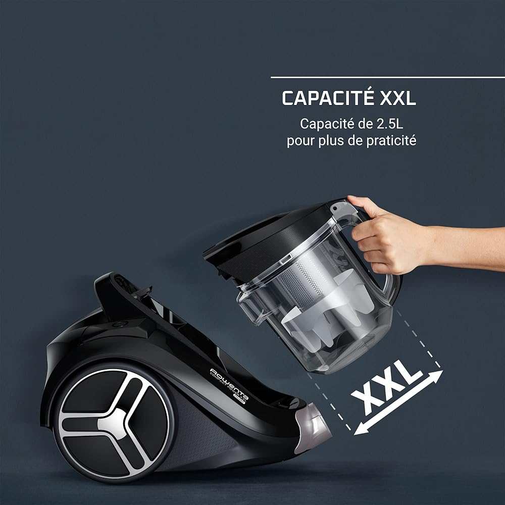 Rowenta Compact Power XXL Aspirateur sans sac 900W 2.5L