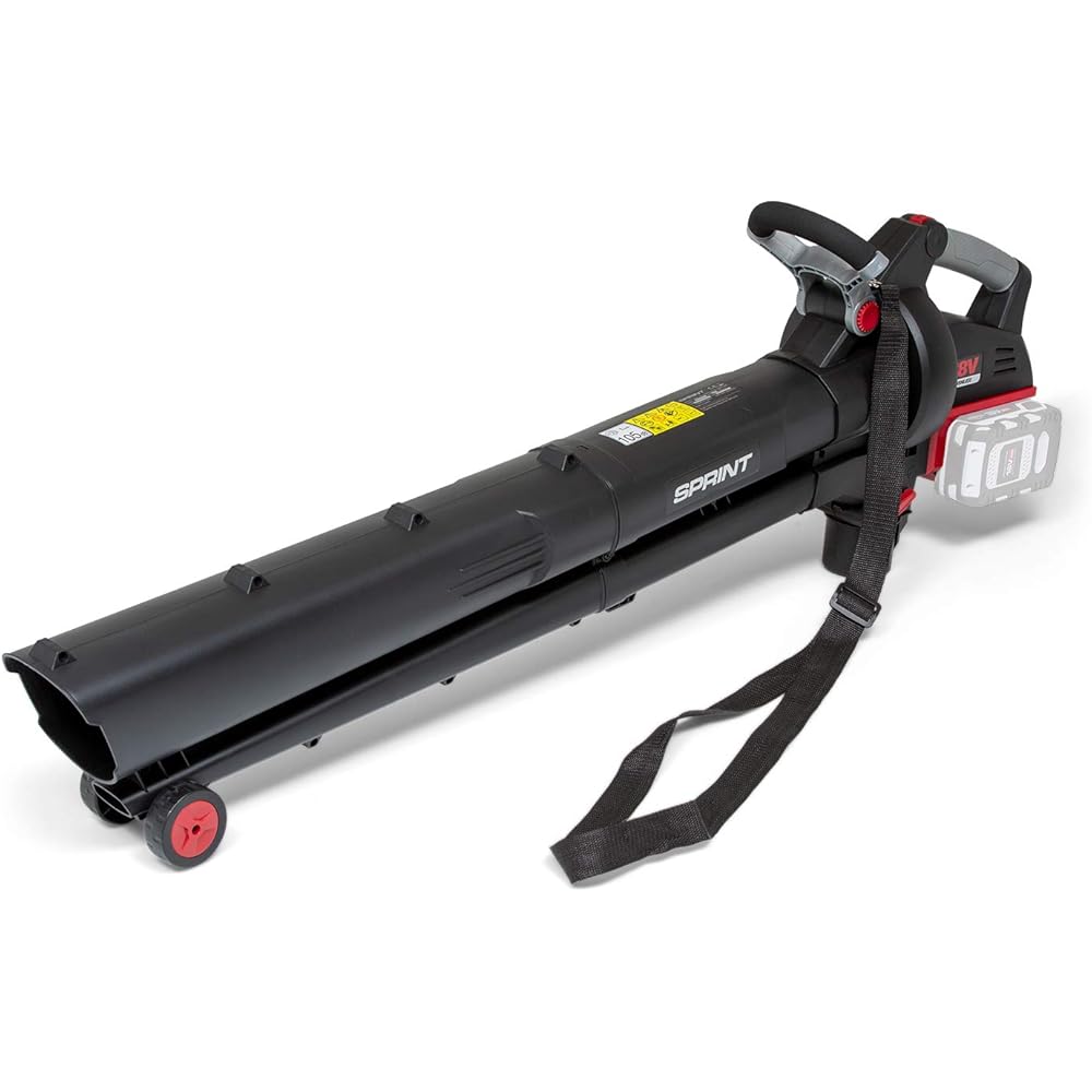 Souffleur/Aspirateur de feuilles mortes Sprint 18LBV dual 18V (36V) Li-ion à batteries, Powered by Briggs & Stratton, vitesse de l'air 247 km/h, moteur sans balai, sac souple 45L : Jardin