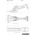 metabo Taille-Herbe, Sculpte-Haies sans Fil 601609850 sans Batterie 1 pc(s), Noir, Medium : Jardin