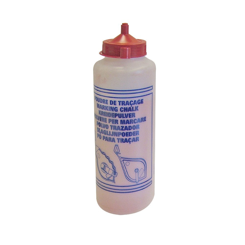 Metrica 60097 Traceur géant en Abs+ Cordeau & 60128 Flacon poudre 1 kg Rouge : Bricolage