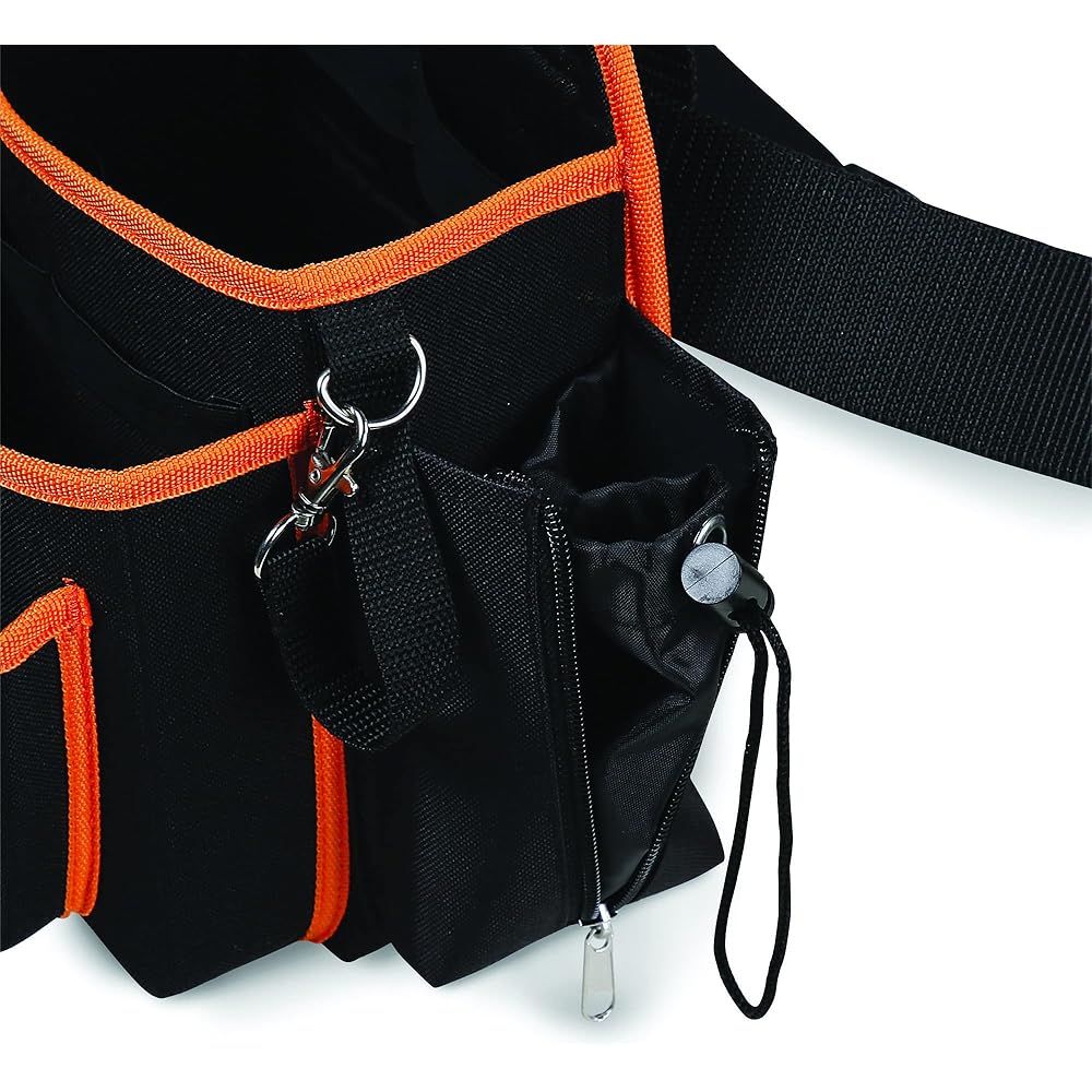 BETA - 2005PA/ET Porte-outils en nylon avec assortiment de 8 outils électrotechniques, tissu résistant aux chocs, ceinture réglable, poches pratiques pour outils et crochets, 020050035 : Bricolage
