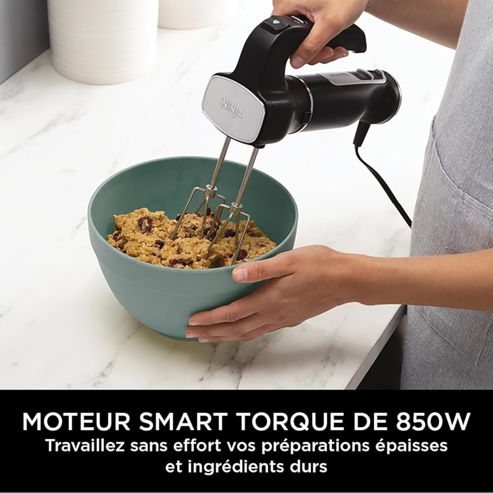 Ninja Foodi Mixeur et Hachoir à Main 3-en-1 850W