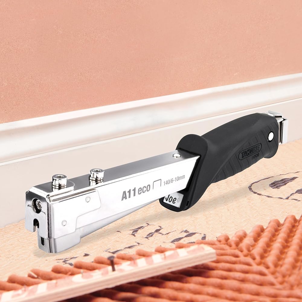 Tacwise 1185 A11 Marteau Agrafeur avec 75.000 Agrafes 140/10mm, Utilise les Agrafes de Type 140/6 - 10mm : Bricolage
