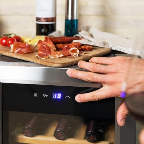 Cecotec Cave à vin Bolero GrandSommelier 2050 Inox 20 bouteilles