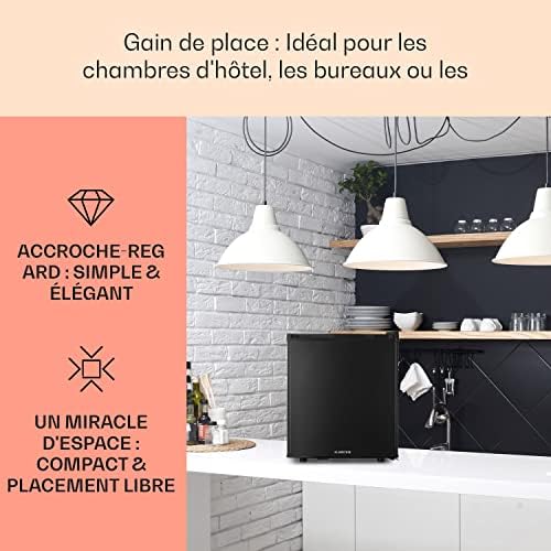 Klarstein Mini frigo de chambre 30L silencieux, réglable 5-15°C