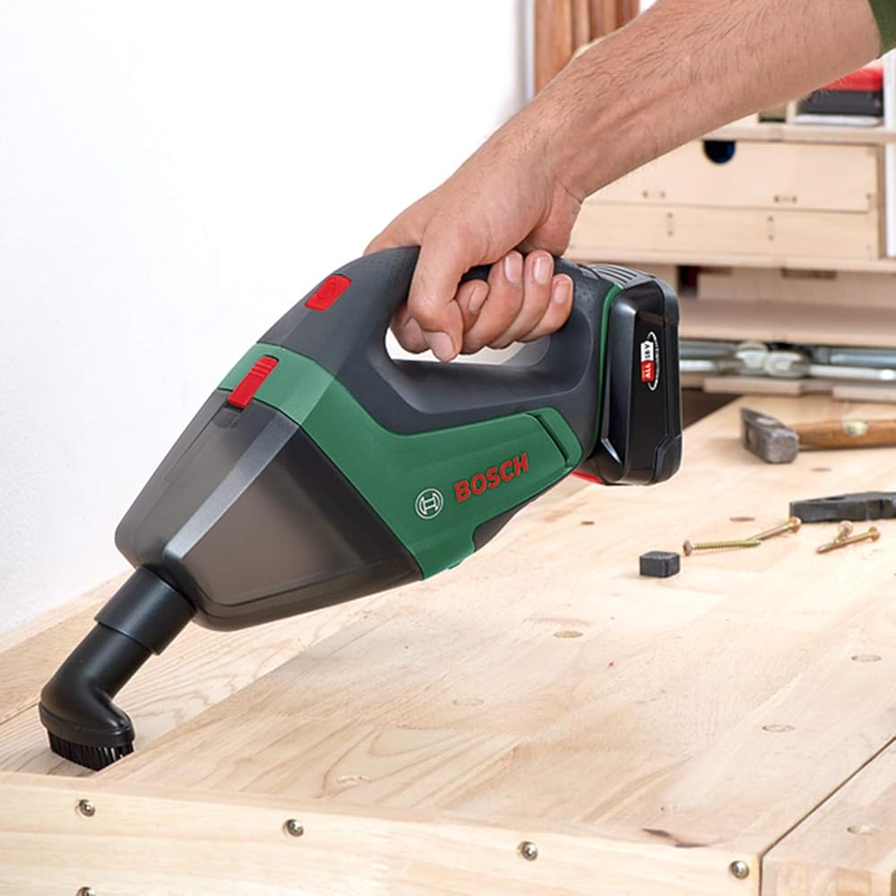 Bosch UniversalVac 18 Aspirateur sans fil 18 V avec batterie 2,5 Ah et chargeur