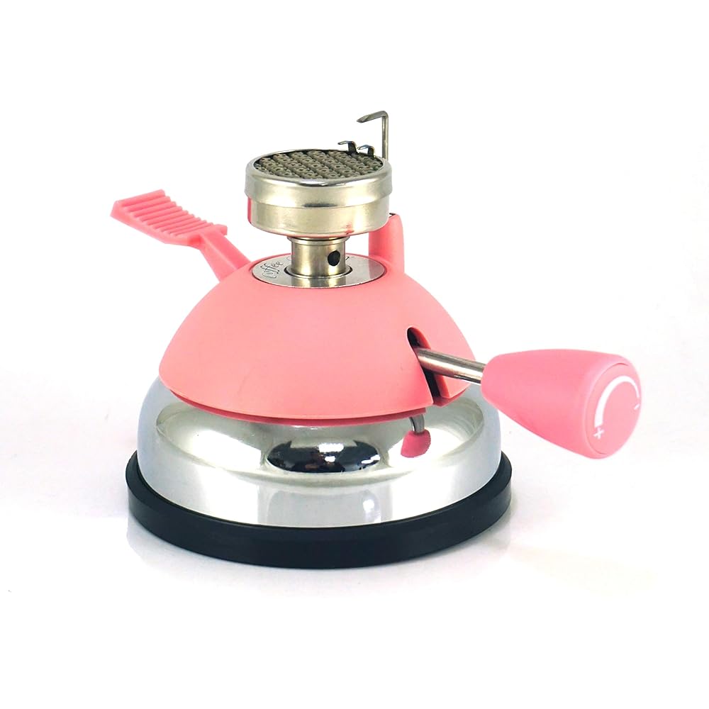 BLUEFIRE Mini brûleur au butane pour siphons de table avec support de four et support de montage en céramique, tête de chalumeau, portable, cuisinière à café, cafetière, soupière, fondue : Cuisine et Maison