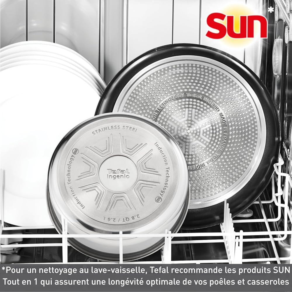 Tefal Ingenio Batterie de cuisine 20 pièces, induction