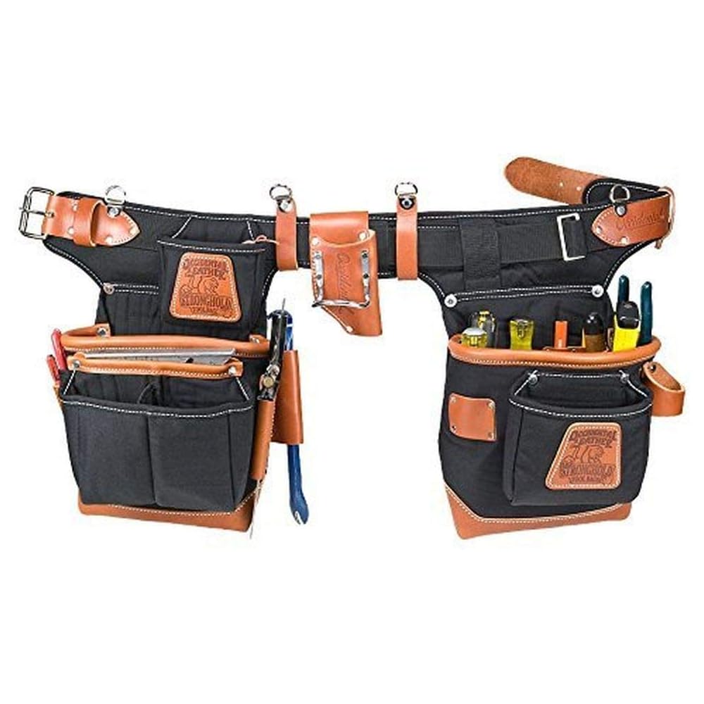 Occidental Leather 9850 Ceinture porte-outils Taille ajustable Noir : Bricolage