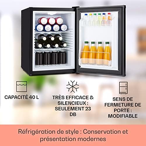 Klarstein Mini frigo de chambre 30L silencieux, réglable 5-15°C