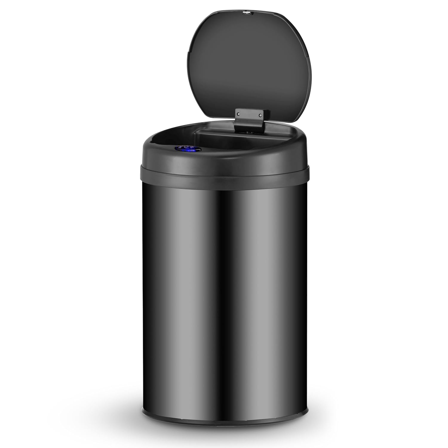 Juskys poubelle automatique avec capteur de 30 L - poubelle électrique, détecteur de mouvement, couvercle automatique, étanche, bague de serrage, cuisine - noir : Cuisine et Maison