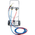 Express, 2909, Poste Koro, chalumeau oxyacétylénique, avec ses 6 becs de 63 L à 315 L, autonomie 8 h, 5 m de tuyau, Très maniable avec son chariot à grandes roues, sans bouteilles : Bricolage