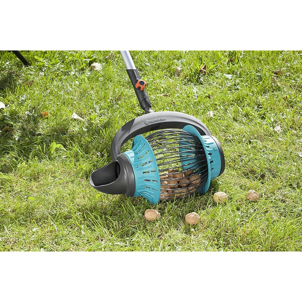 GARDENA Aspirateur de Feuilles et de pelouse Balayeuse mécanique pour Le Jardin & Ramasse-Fruits Combisystem de Gardena:Le ramasseur de Fruits pour ramasser sans se baisser : Jardin