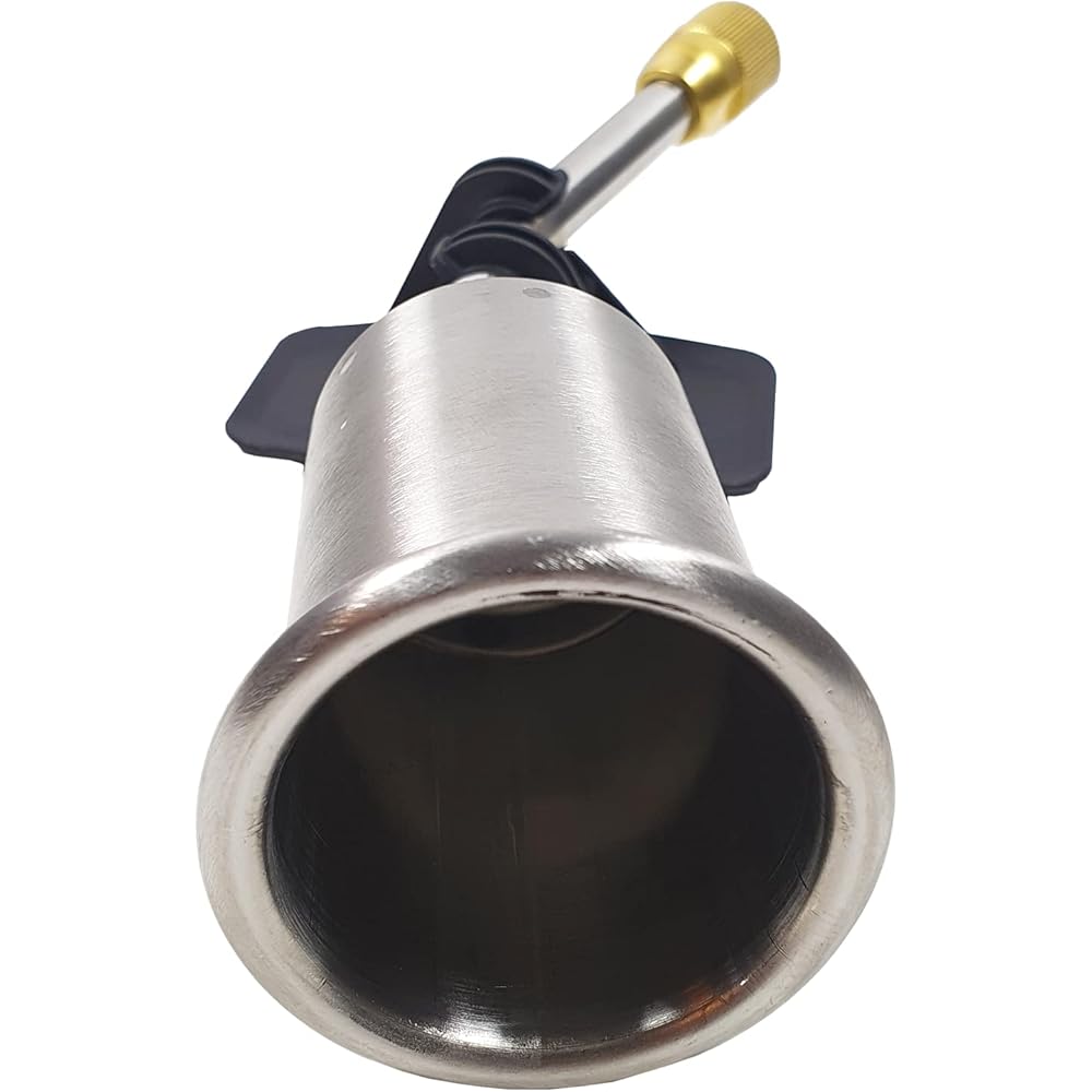 Combo INOX Composé de 2 Brûleurs INOX + 2 Cols + 1 Manche à Gâchette Bimatière à Raccord Tournant + 20 m de Tuyau + 1 Détendeur 4 bar - Chalumeau Soudeur - Chalumeau Oxygène - Lampe à Souder - EXPRESS : Bricolage