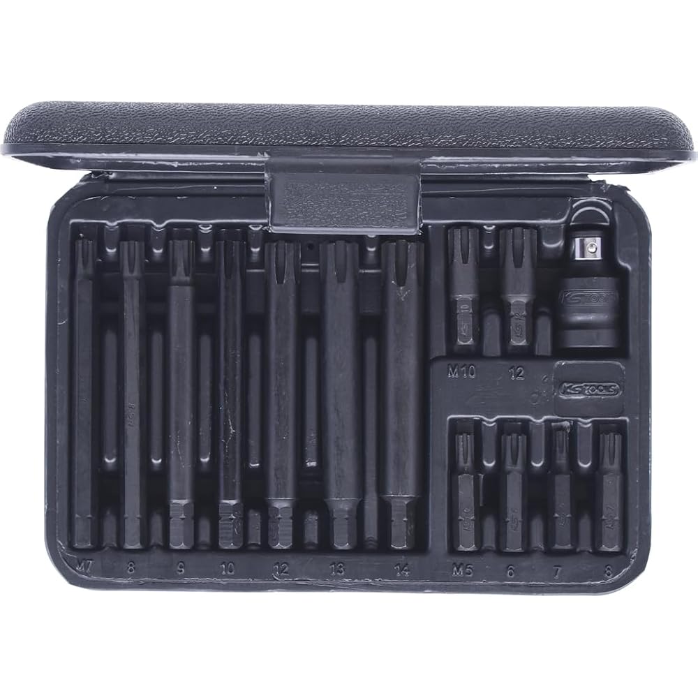 KS Tools 911.4306 Jeu d'embout à choc à cannelures type (RIBE) spécial Fiat ou alfa roméo : Bricolage