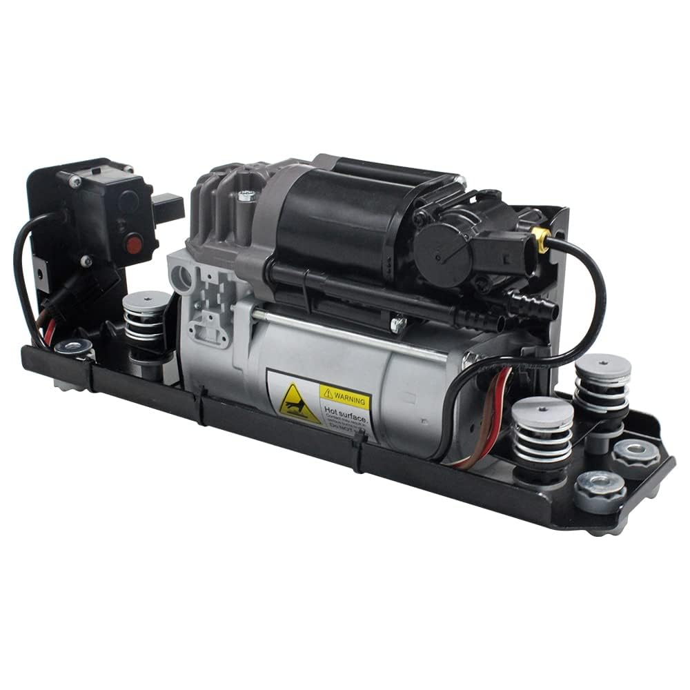 AIRSUSFAT Compresseur de suspension pneumatique avec support et bloc de valve pour BMW Série 7 F02 F11 37206784137, 37206789165, 37206789450 37206794465, 37206864215 : Auto et Moto