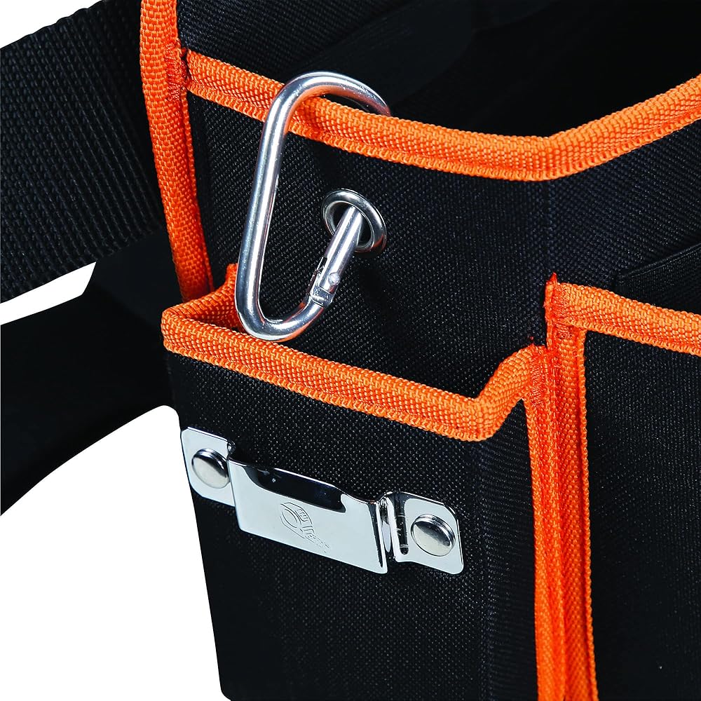 BETA - 2005PA/ET Porte-outils en nylon avec assortiment de 8 outils électrotechniques, tissu résistant aux chocs, ceinture réglable, poches pratiques pour outils et crochets, 020050035 : Bricolage
