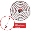 Einhell Cisaille à gazon sans fil GE-CG 18/100 Li T-Solo Power X-Change (18 V, Changement d’accessoire sans outil, avec rallonge télescopique) Livré sans Batterie ni Chargeur : Bricolage